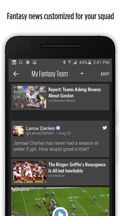Home Stream Bleacher Report In App .